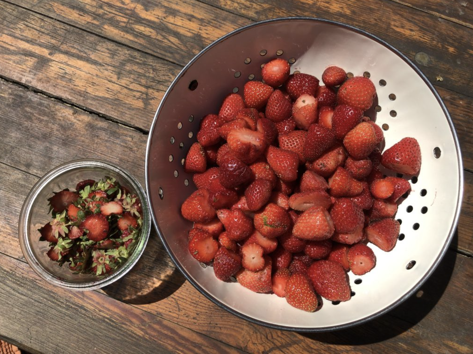 Confiture de fraises et fruits de la passion