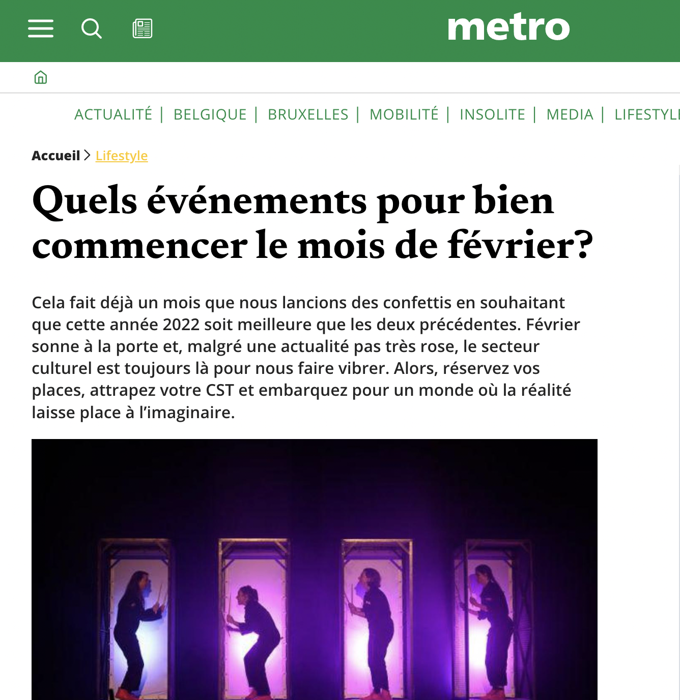 article Metro RDL